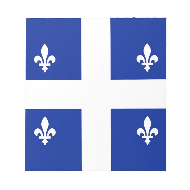 Bloc-notes avec Drapeau du Québec, Canada (Devant)
