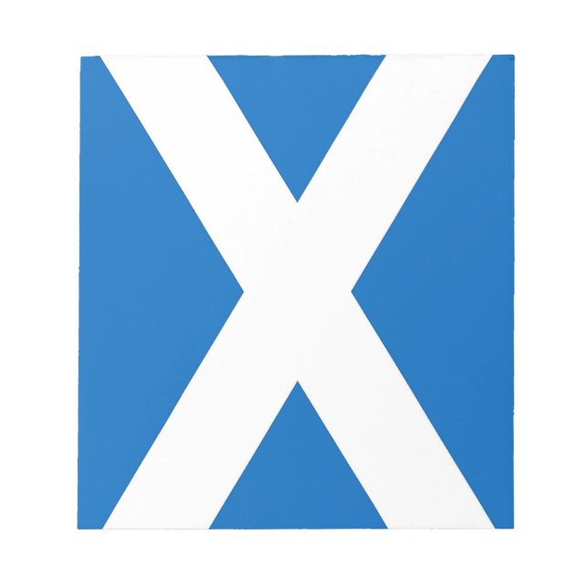 Bloc-notes avec drapeau écossais (Devant)