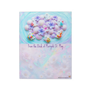 Bloc-notes Beach Seashell Ghost Summerween