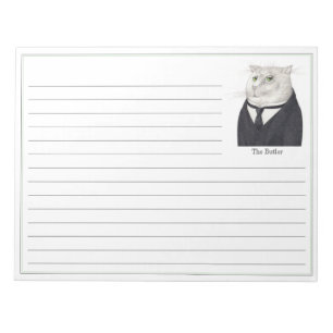 Bloc-notes BUTLER CAT 11x8.5 + lignes