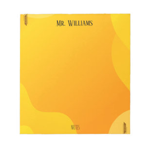 Bloc-notes cadeau pour Enseignant Golden Teacher