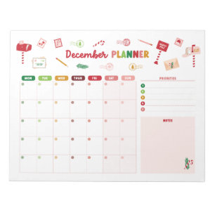 Bloc-notes Calendrier de Noël du planificateur de 