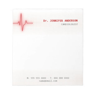 Bloc-notes Cardiologie pulse Heartbeat