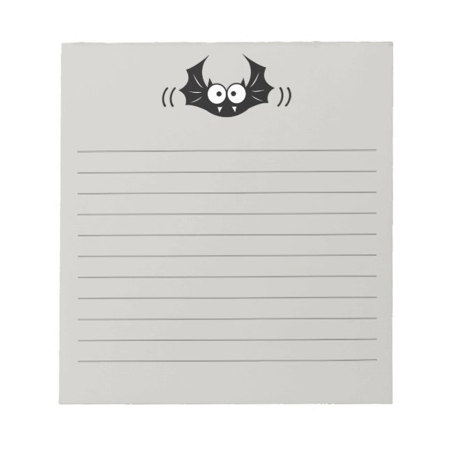 Bloc-notes chauve-souris (Devant)