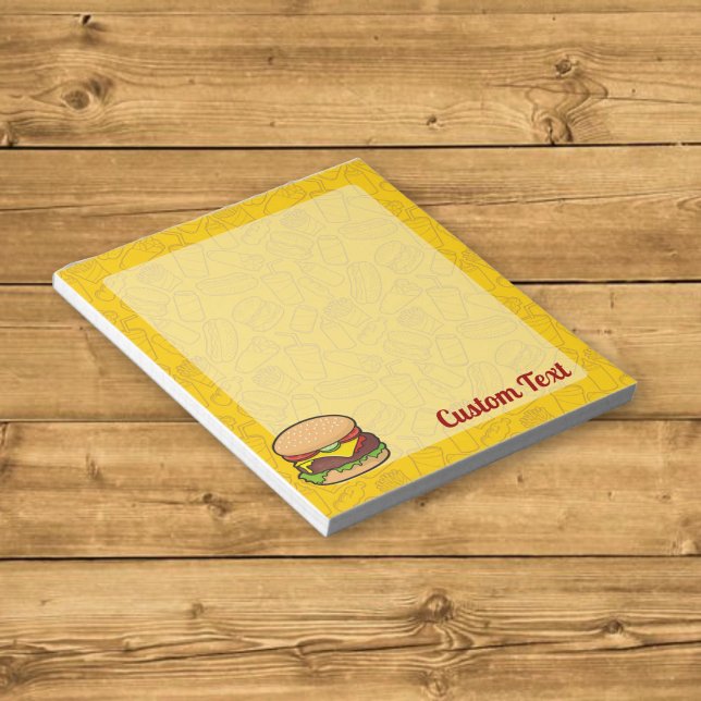 Bloc-notes Cheeseburger (Créateur téléchargé)