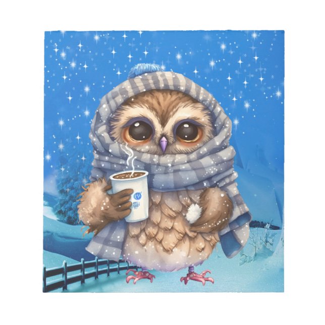Bloc-notes chocolat chaud (Devant)
