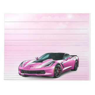 Bloc-notes Corvette rose