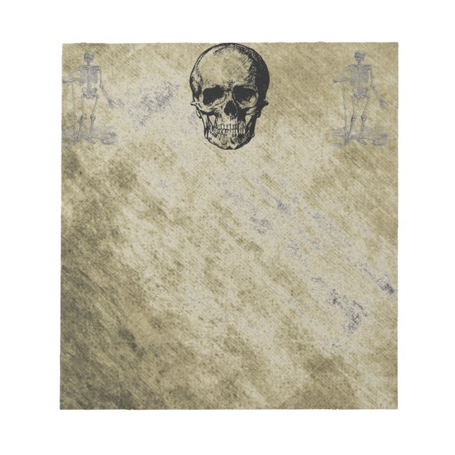 Bloc-notes crâne (Devant)