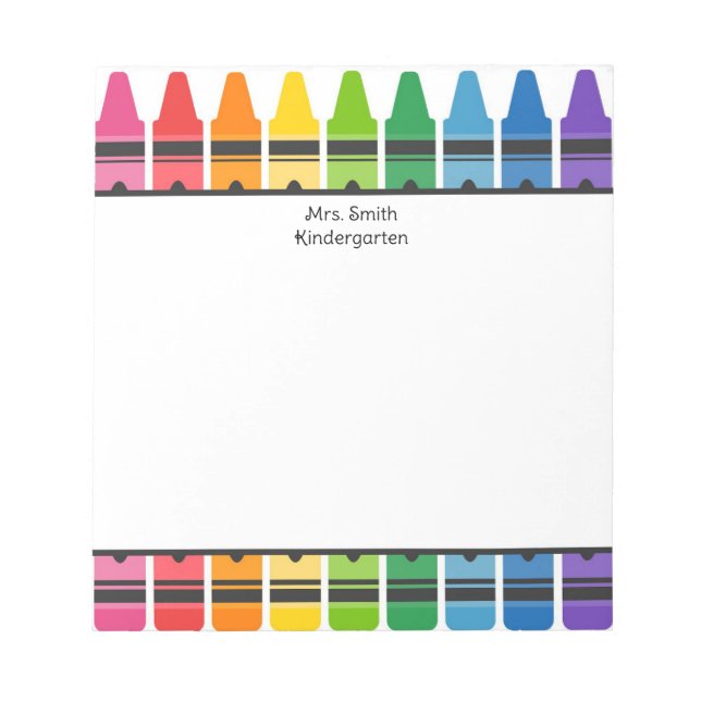 bloc-notes crayon (Devant)