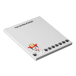 Bloc-notes Dalmatien de 5,5 po x 6 po - 40 pages