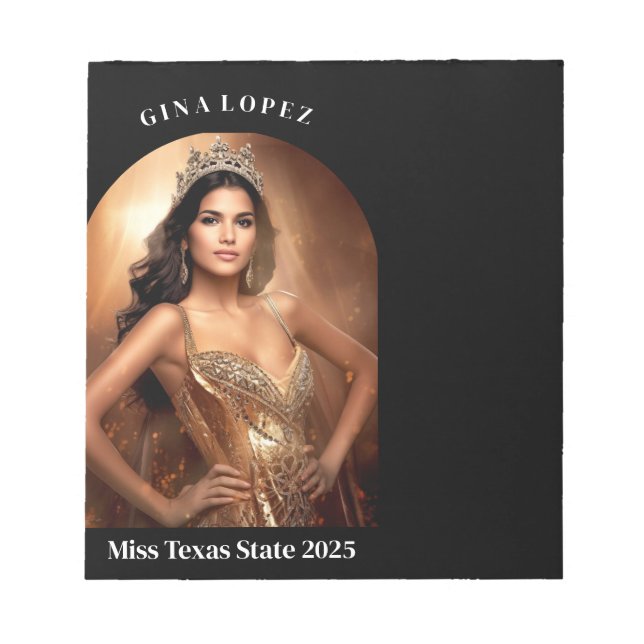 Bloc-notes d'autographes de concours (Devant)