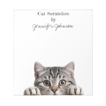 Bloc-notes de chat tabby drôle