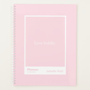 Bloc-notes de citation Rose Pâle Entièrement per