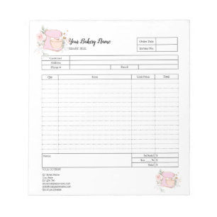 Bloc-notes de commande de mélangeur de boulangerie
