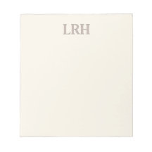 Bloc-notes de demoiselle d'honneur à monogramme mi