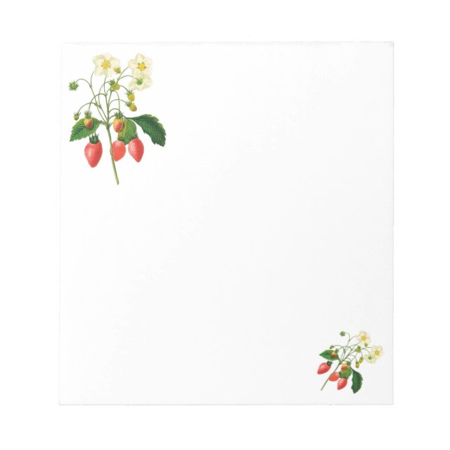Bloc-notes de fleurs botaniques Redoute (Devant)