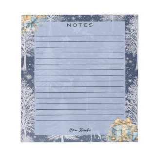 Bloc-notes de forêt enchâssé