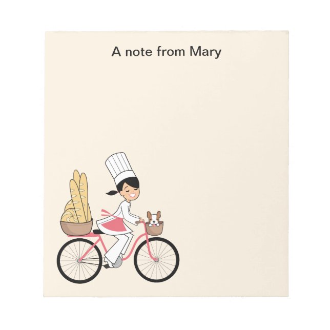 Bloc-notes de la recette pour fille de dessin anim (Devant)