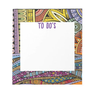 Bloc-notes de liste de choses à faire Busy Design