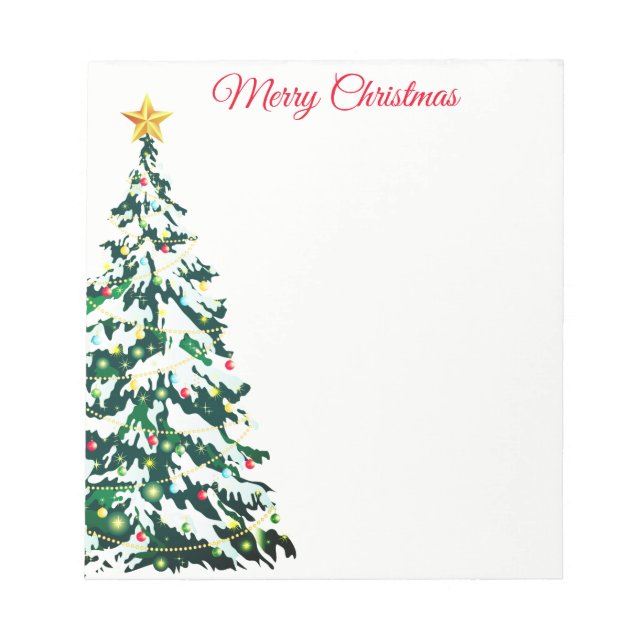 Bloc-notes de Noël (Devant)