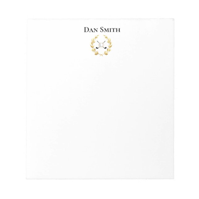 Bloc-notes de nom personnalisé (Devant)