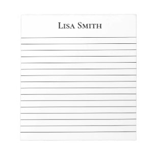 Bloc-notes de nom personnalisé