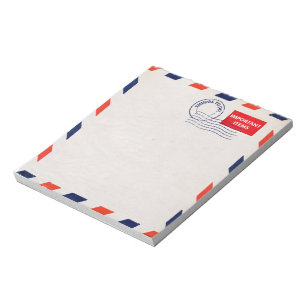 bloc-notes de par avion