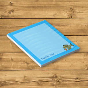 Bloc-notes de poisson tyran