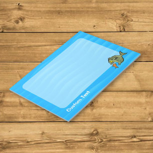 Bloc-notes de poisson tyran