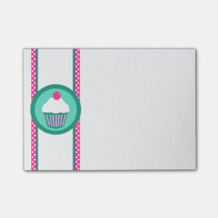 Bloc-notes de post-it de petits gâteaux