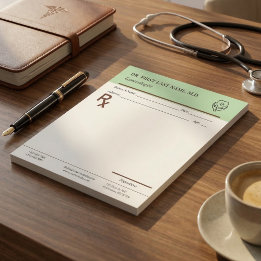 Bloc-notes de prescription médicale personnalisabl
