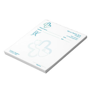 Bloc-notes de prescription médicale personnalisé m