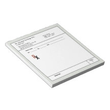 Bloc-notes de prescription médicale – RX médical m