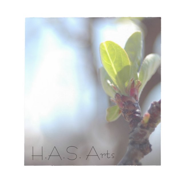 Bloc-notes de printemps H.A.S. Arts (Devant)