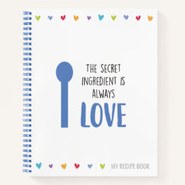 Bloc-notes de recette ou Journal pour écrire des r