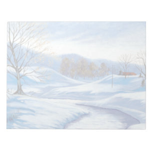 Bloc-notes de route hivernale