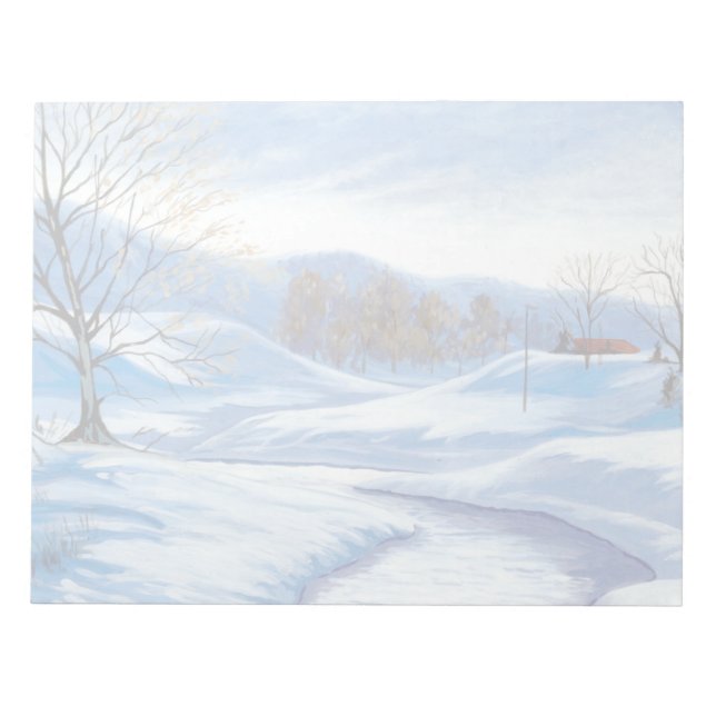 Bloc-notes de route hivernale (Devant)
