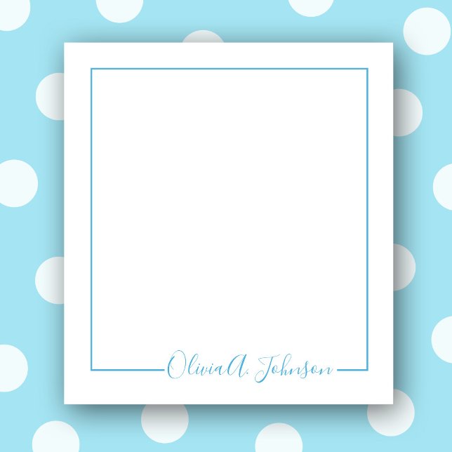 Bloc-notes de script moderne simple et élégant (Créateur téléchargé)