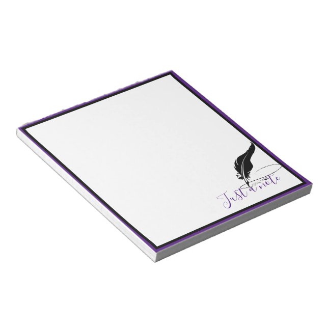 Bloc-notes de stylo Quad personnalisé (Incliné)