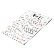 Bloc-notes de tableau de tâches