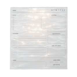 Bloc-notes de tâches Quotidien Lumineux One|Oui