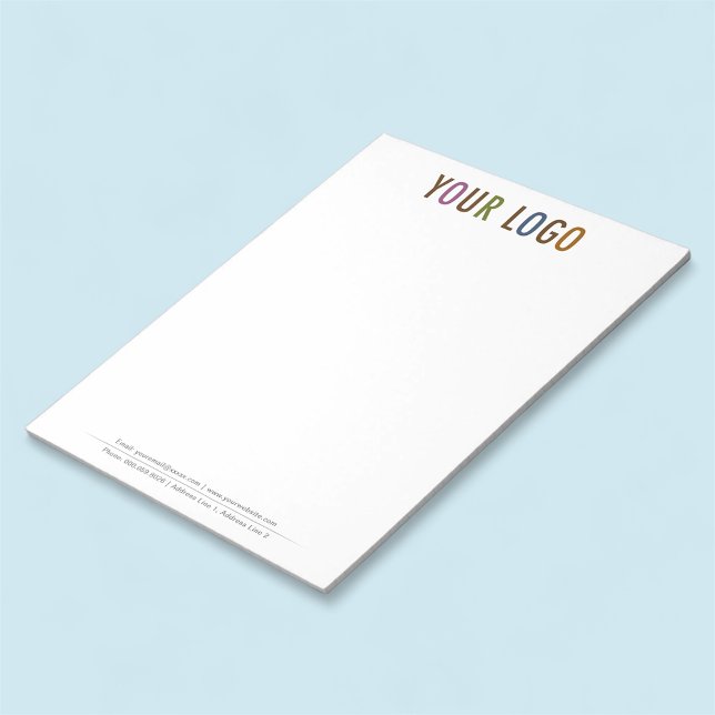 Bloc-notes de taille de lettre personnalisée 8,5 x (MISOOK 8.5 x 11 inch Notepad with Logo)