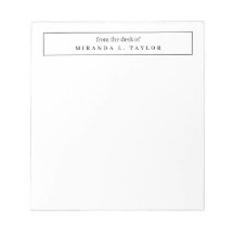 Bloc-notes d'écriture simple et élégant depuis le 