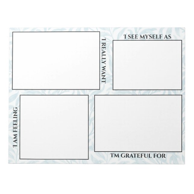 Bloc-notes du journal de dessin classique (Devant)