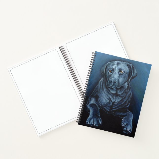 Bloc-notes du Labrador noir Livre d'essais anglais (Intérieur)