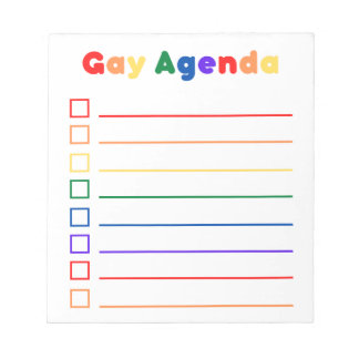 Bloc-notes du programme gay