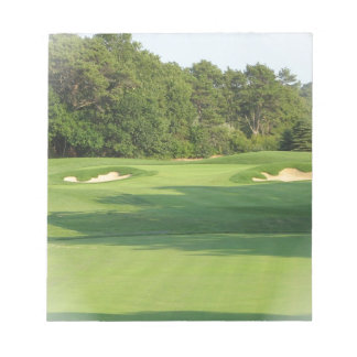 Bloc-notes du terrain de golf