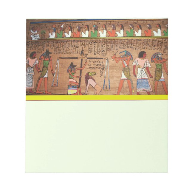 Bloc-notes Égypte-Hiéroglyphes (Devant)
