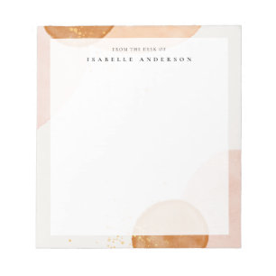 Bloc-notes en forme d'aquarelle Abstraite