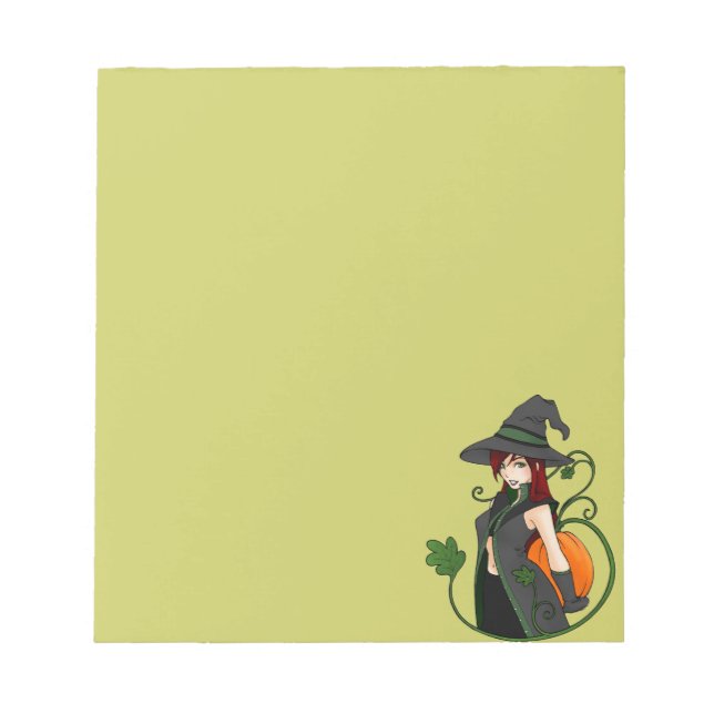 Bloc-notes ensorcelant d'Halloween (Devant)